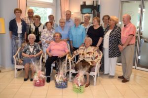 Die Jublilare beim Hoterl Meyer im Juli 2016